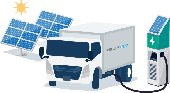 電動トラックのエネルギー画像